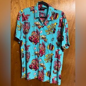 Sponge Bob and Patrick button-up shirt